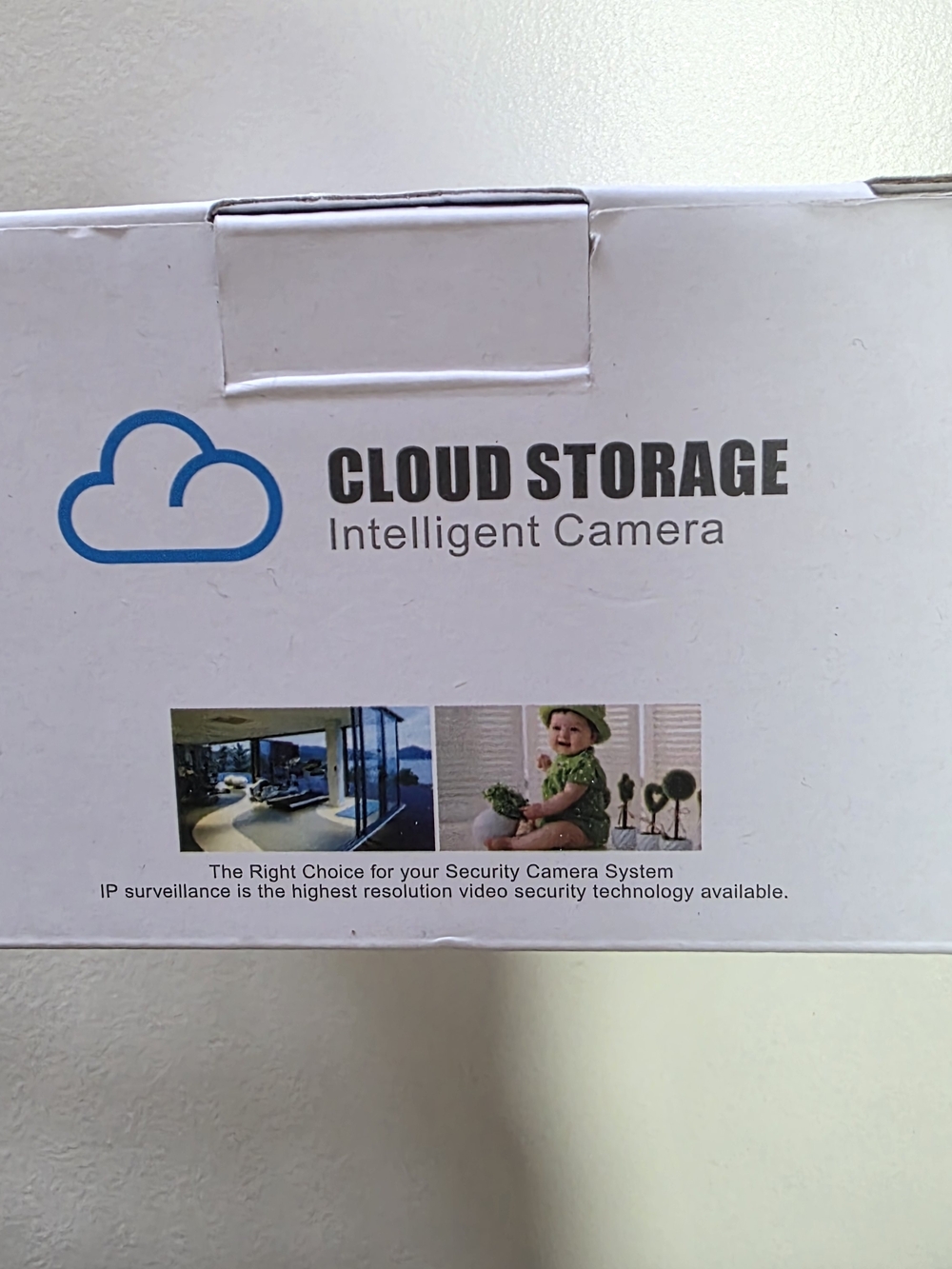 Cloud Storage Intelligent Camera - White Security Camera